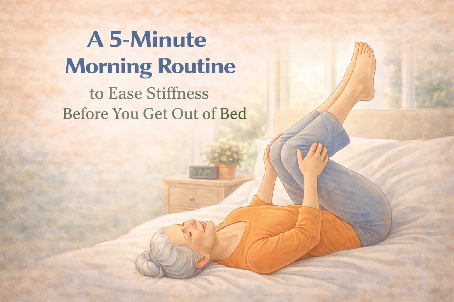 5-Minute Morning Routine to Ease Stiffness in Bed