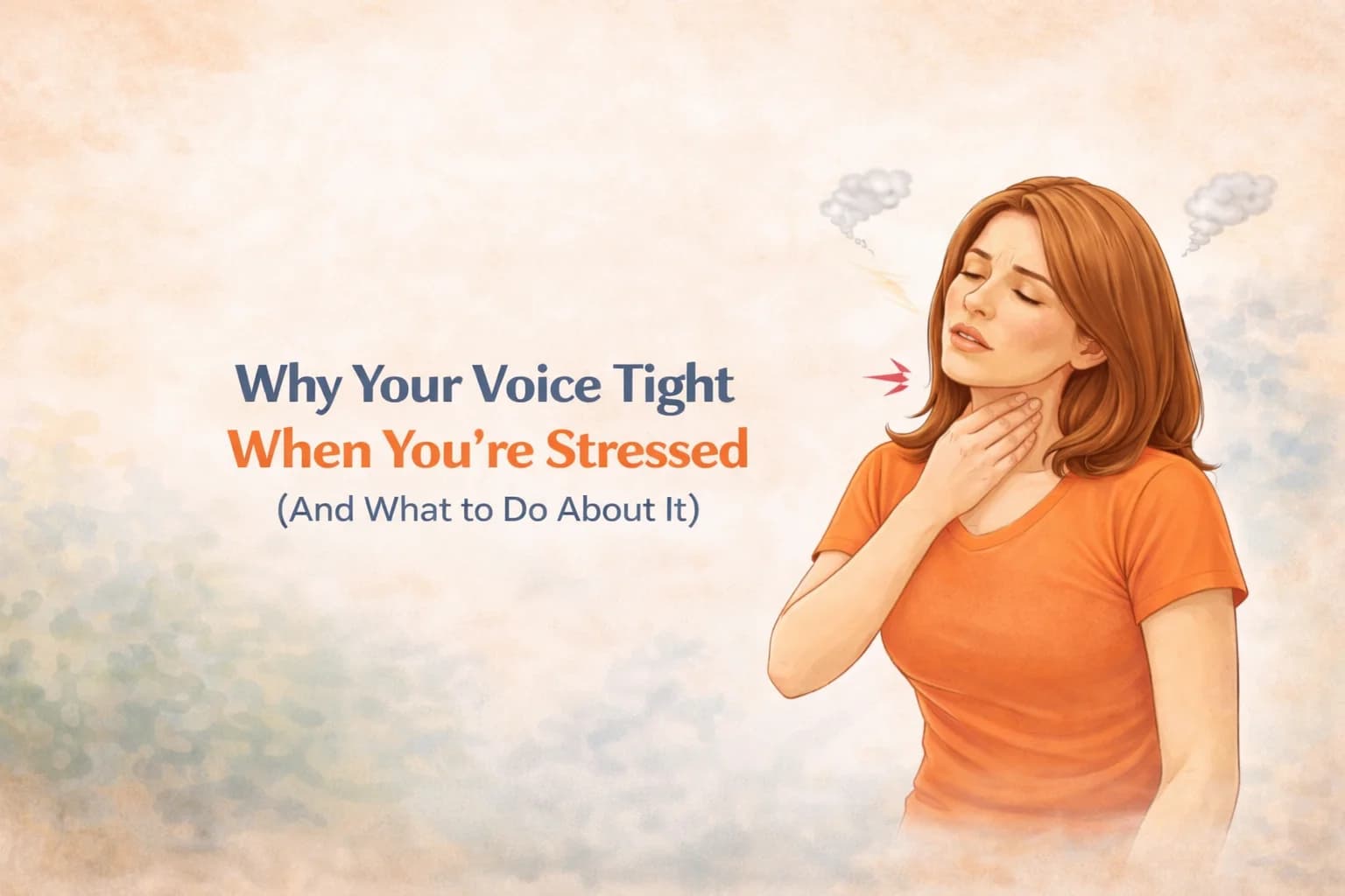 Why Your Voice Gets Tight When You're Stressed (And What to Do About It)