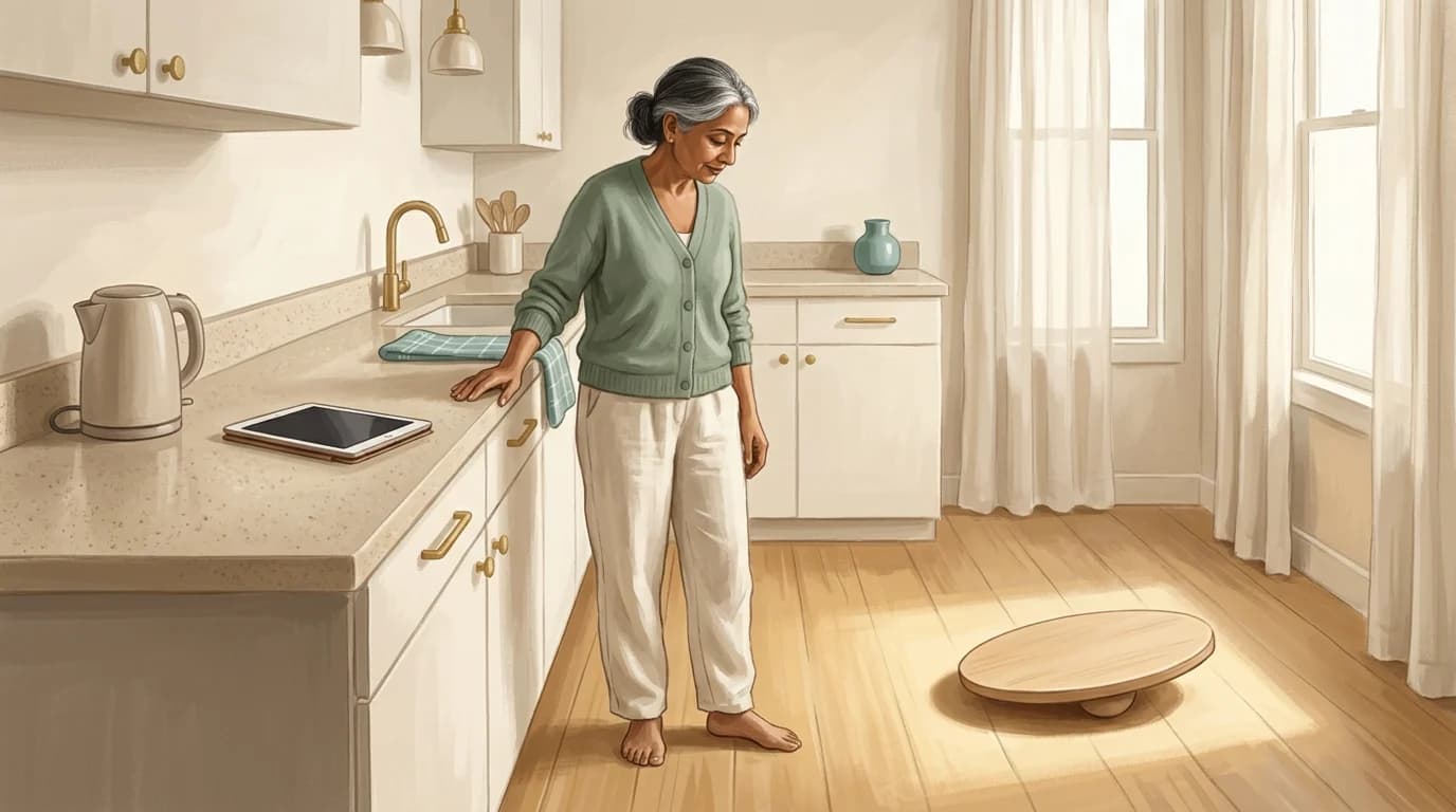 For steadier balance after 60, balance games helped but never beat plain exercise