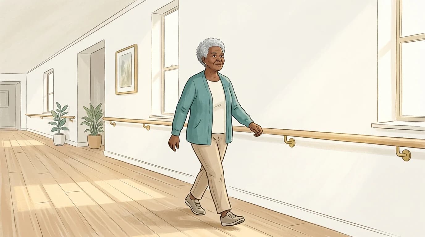 Brisk walking eased frailty more than strolling, and the stroll still helped nearly half