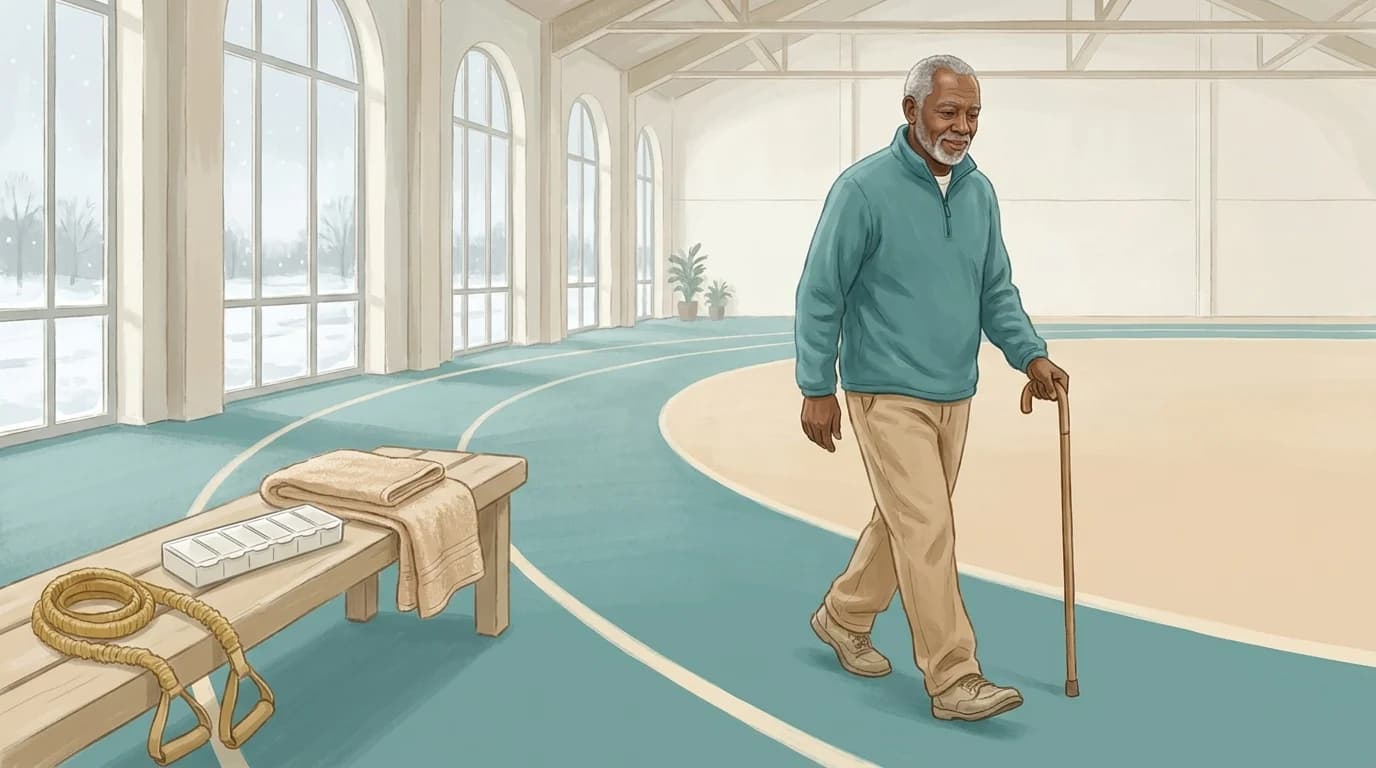 Chronic conditions did not hold older adults back in a year of regular training