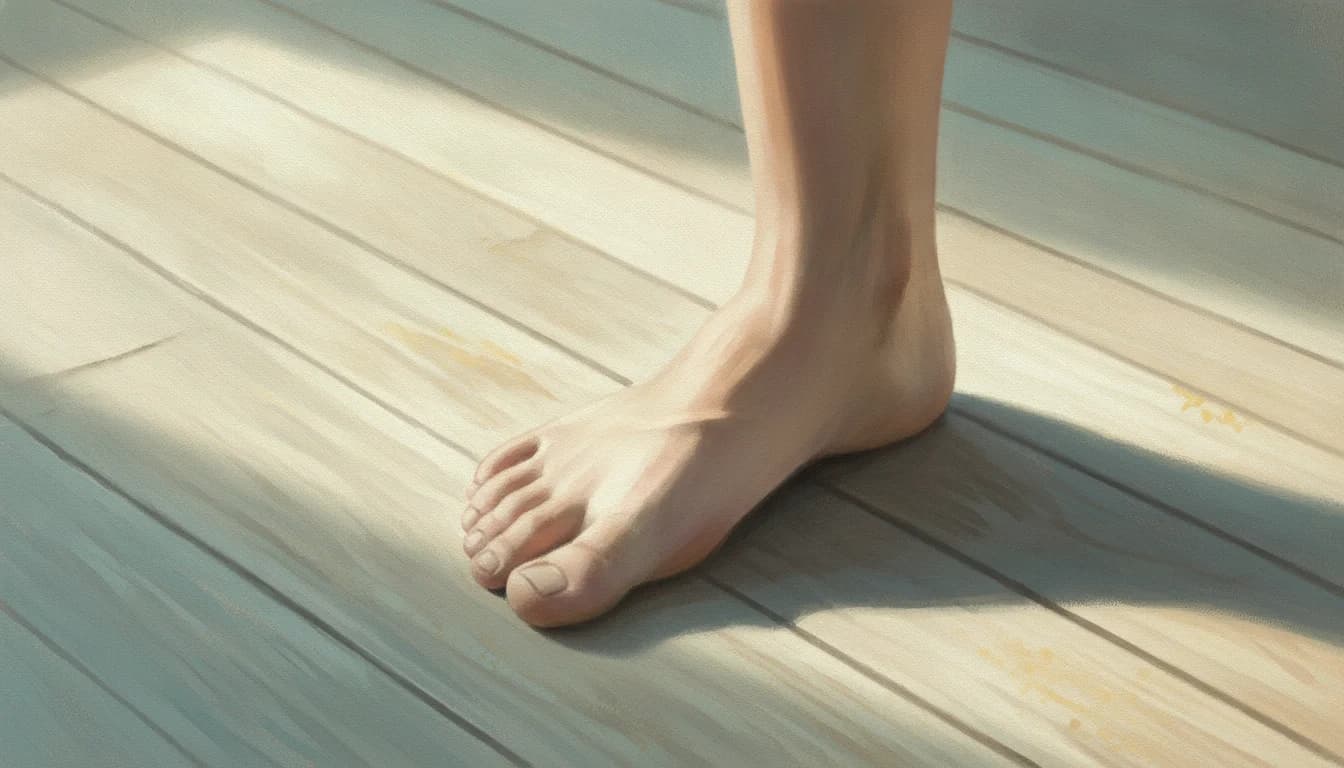 When feet lose feeling, can balance still improve?