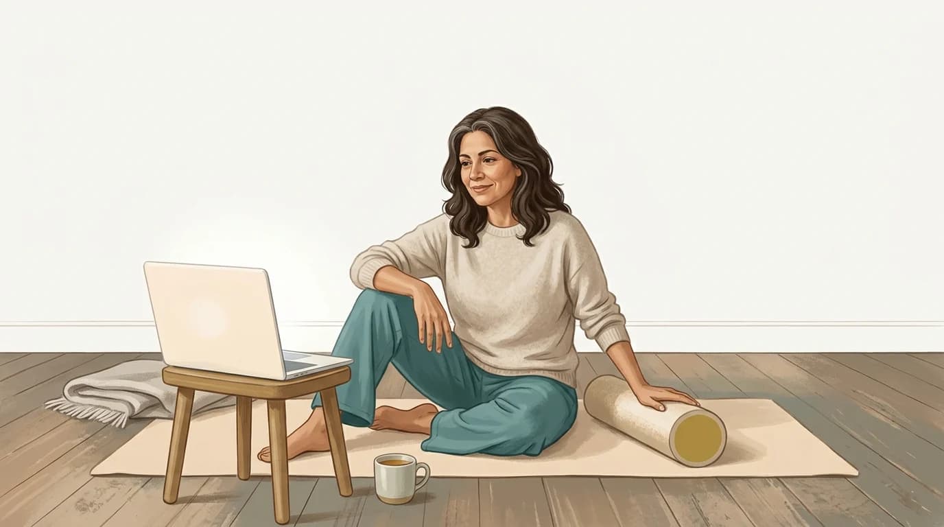 Fibromyalgia weighed less on daily life after six months of live online classes at home