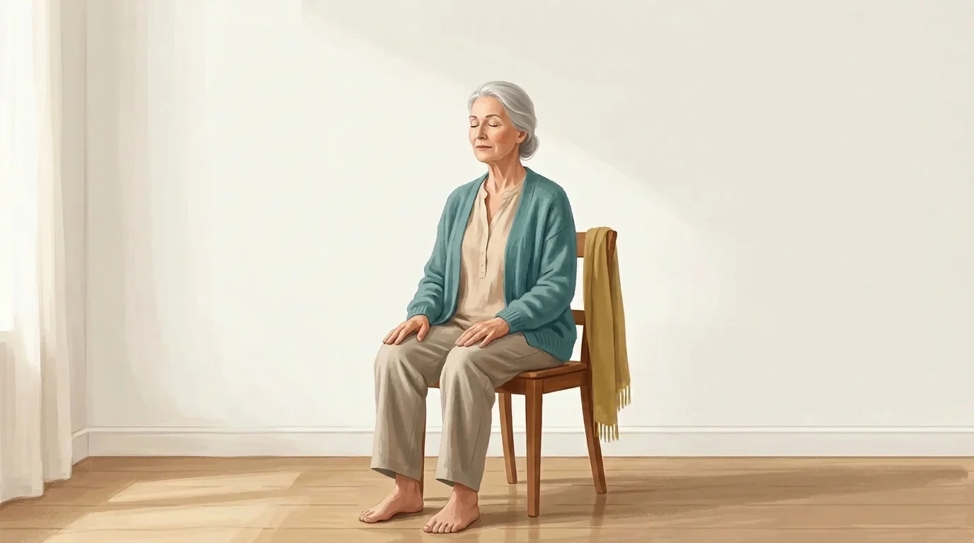 What happens to your balance when you rehearse the movement in your mind first