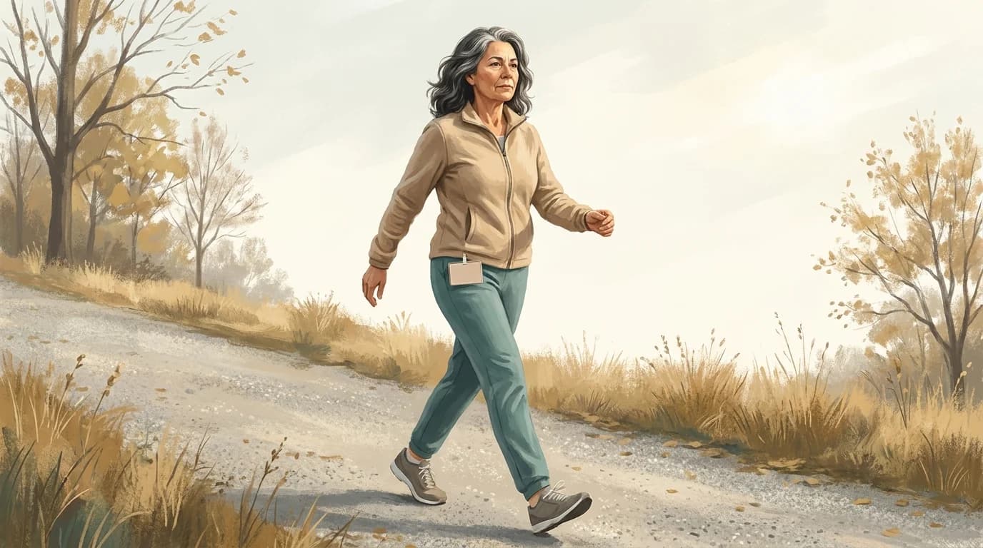 7,000 steps three days a week went with healthier bones before menopause, not after