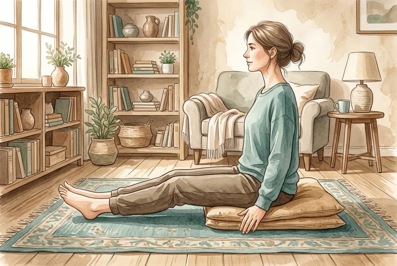 Can't Sit Up Straight With Legs Extended? Here's Why
