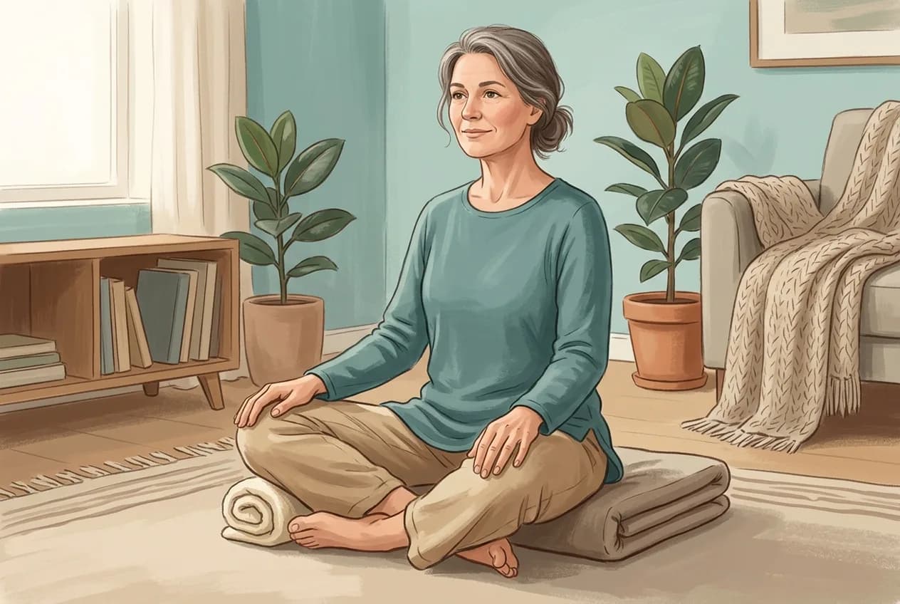 Sitting Cross Legged on the Floor: Make It Comfortable